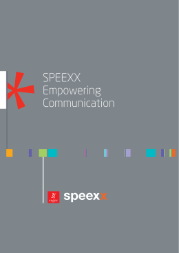 SPEEXX Empowering Communication