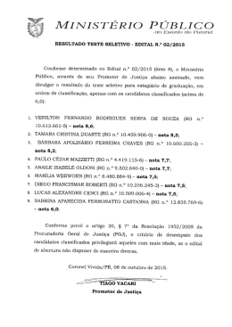 Promotoria de Justiça de Coronel Vivida