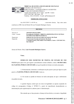 Processo nº 1043440-45.2015.8.26.0053 - p. 1