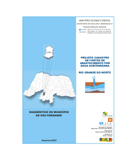 DIAGN&Oacute;STICO DO MUNIC&Iacute;PIO DE S&Atilde;O FERNANDO RIO