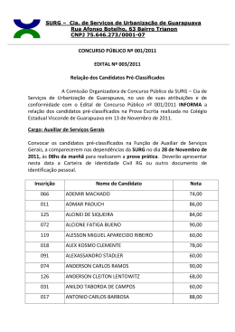 EDITAL DE CONCURSO P&Uacute;BLICO N&ordm; 002/2004