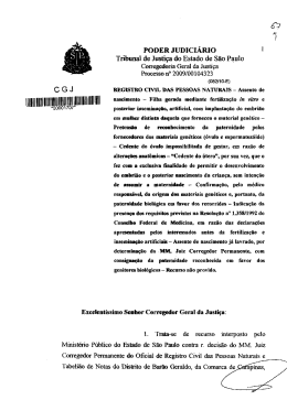 J ^ GJ PODER JUDICIÁRIO 1 Tribunal de Justiça do Estado de São