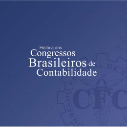 Hist&oacute;ria dos Congressos Brasileiros de Contabilidade