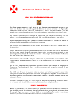 S&atilde;o Francisco de Assis - Sociedade das Ci&ecirc;ncias Antigas