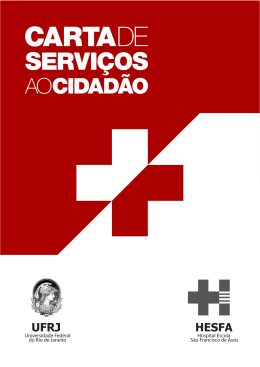 Carta de Serviços ao Cidadão - Hospital Escola São Francisco de
