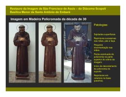 Restauro da Imagem de S&atilde;o Francisco de Assis