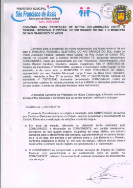 r S&atilde;o Francisco de - Tribunal Regional Eleitoral do Rio Grande do Sul