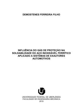 demostenes ferreira filho influ&ecirc;ncia do g&aacute;s de prote&ccedil;&atilde;o na