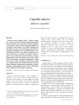 Adhesive capsulitis