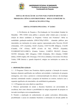 UNIVERSIDADE ESTADUAL DO MARANHÃO Pró-Reitoria