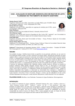 21&ordm; Congresso Brasileiro de Engenharia Sanit&aacute;ria e
