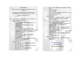 Preliminary Agenda First Summer School on Trustworthy and
