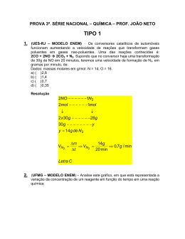 Prova M&uacute;ltipla Escolha Gabaritada