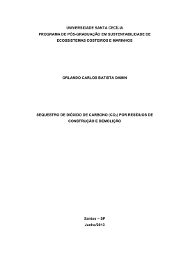 sequestro de di&oacute;xido de carbono (co2)