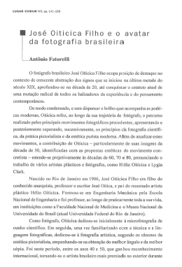 Jos&eacute; Oiticica filho e o avatar da fotografia brasileira