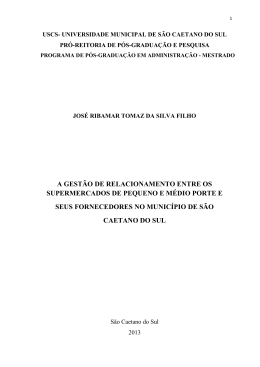 Disserta&ccedil;&atilde;o