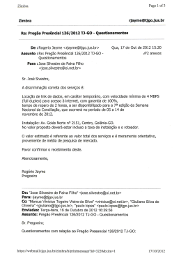 Zimbra Page 1 of 3 - Tribunal de Justiça do Estado de Goiás