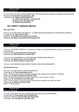 Dia 16/04/11 (S&aacute;bado) Manh&atilde;