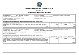 PREFEITURA MUNICIPAL DE SANTA L&Uacute;CIA