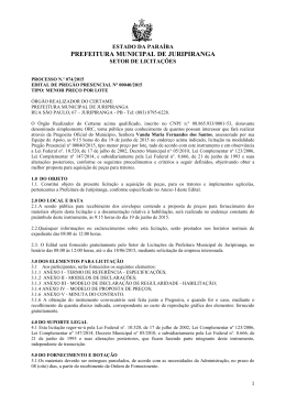 - Prefeitura Municipal de Juripiranga