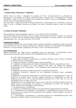 Direito Fiscal, Financeiro e Tribut&aacute;rio