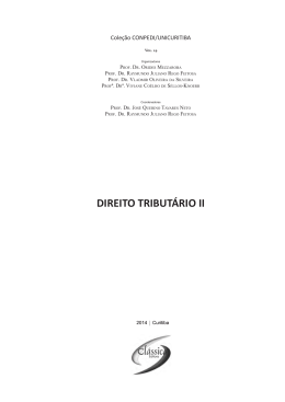 DIREITO TRIBUTÁRIO II