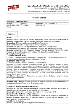 5 &ndash; direito tributario