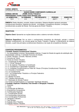 DRI 563 - Direito Tribut&aacute;rio I - Cor&aacute;lia Thalita Viana Alm-205