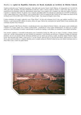 Brasília é a capital da República Federativa d República
