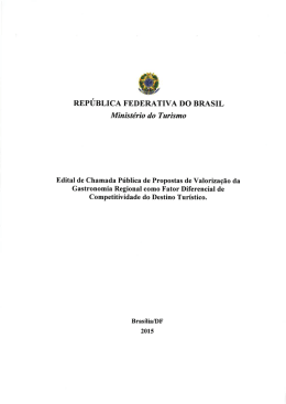 REPÚBLICA FEDERATIVA DO BRASIL
