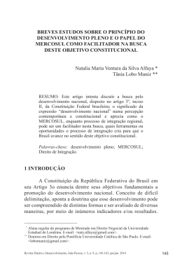 1 INTRODU&Ccedil;&Atilde;O A Constitui&ccedil;&atilde;o da Rep&uacute;blica Federativa do Brasil