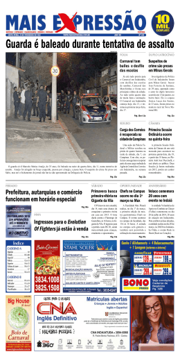 Edi&ccedil;&atilde;o 633 - Jornal Mais Express&atilde;o