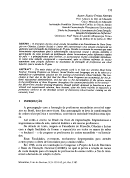 licenciatura de curta dura&ccedil;&atilde;o
