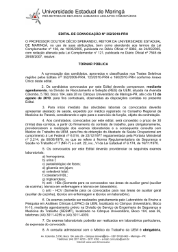 Edital 352/2010-PRH - DRH - Diretoria de Recursos Humanos