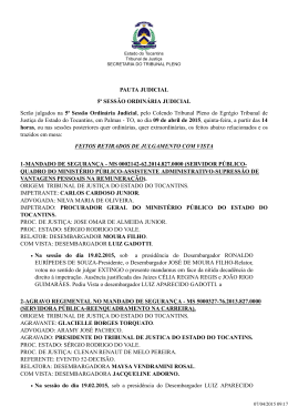 - Tribunal de Justi&ccedil;a do Estado do Tocantins