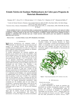 Estudo Te&oacute;rico de Enzimas Multinucleares de Cobre para
