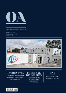 Vers&atilde;o em PDF - Ordem dos Advogados