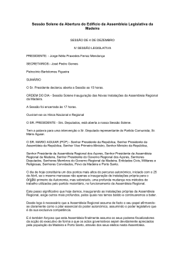 Di&aacute;rio da Sess&atilde;o Solene de Inaugura&ccedil;&atilde;o do Edif&iacute;cio da Assembleia