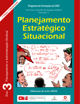 Eixo 03 - Fascículo 02 - Planejamento Estratégico Situacional