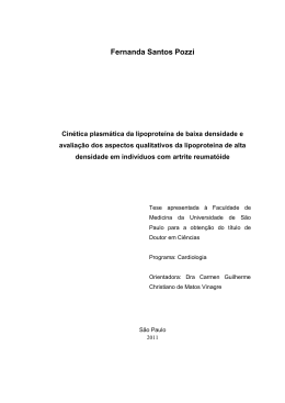 Fernanda Santos Pozzi - Biblioteca Digital de Teses e Dissertações