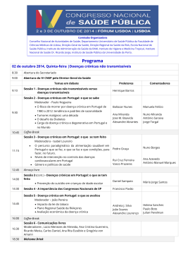 Programa - Direcção