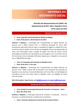 - Departamento de DST, Aids e Hepatites Virais