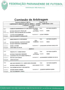 AQUI - Federa&ccedil;&atilde;o Paranaense de Futebol
