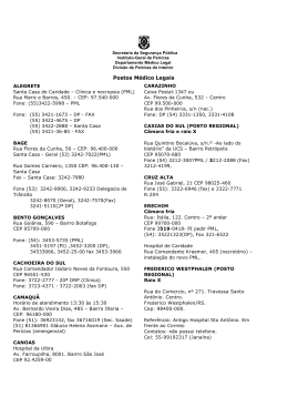 Postos M&eacute;dico Legais - Instituto Geral de Per&iacute;cias