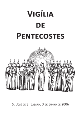 ViG&iacute;liA dE PEntEcostEs