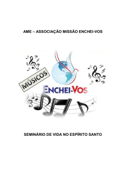 ame &ndash; associa&ccedil;&atilde;o miss&atilde;o enchei-vos semin&aacute;rio de vida no esp&iacute;rito
