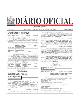 Di&aacute;rio Oficial 05.02.2014