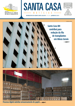 Santa Casa Notícias - Edição 254 - Janeiro de 2013