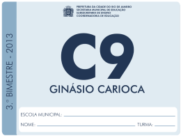 homenageando... - Prefeitura do Rio de Janeiro