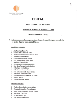 U` - Faculdade de Psicologia